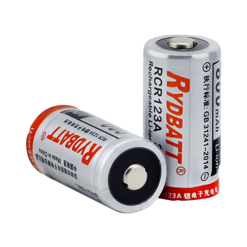 RCR123A新型將壓鋰電池3V激光筆閃光燈電池