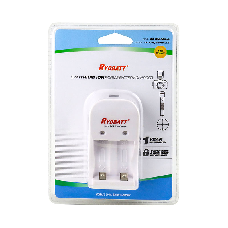RCR123A 16340鋰電池4.2V專用電池充電器