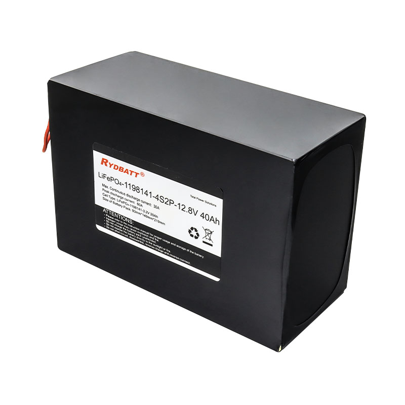12.8V 40A 大容量磷酸鐵鋰 儲能電池組 UPS電源