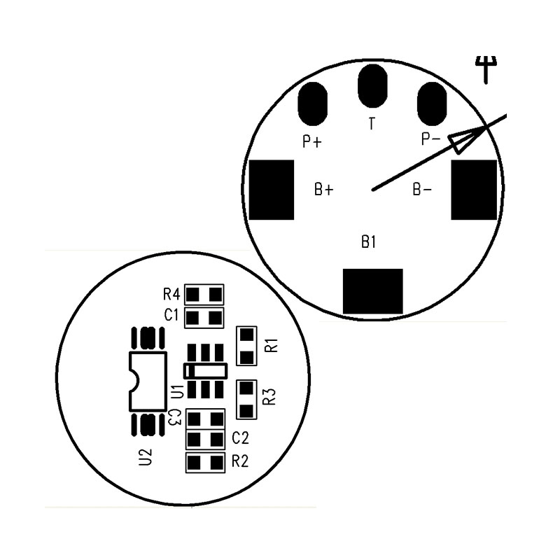 RYD-02S-012/V1.0版 3C數碼產品鋰電池保護板