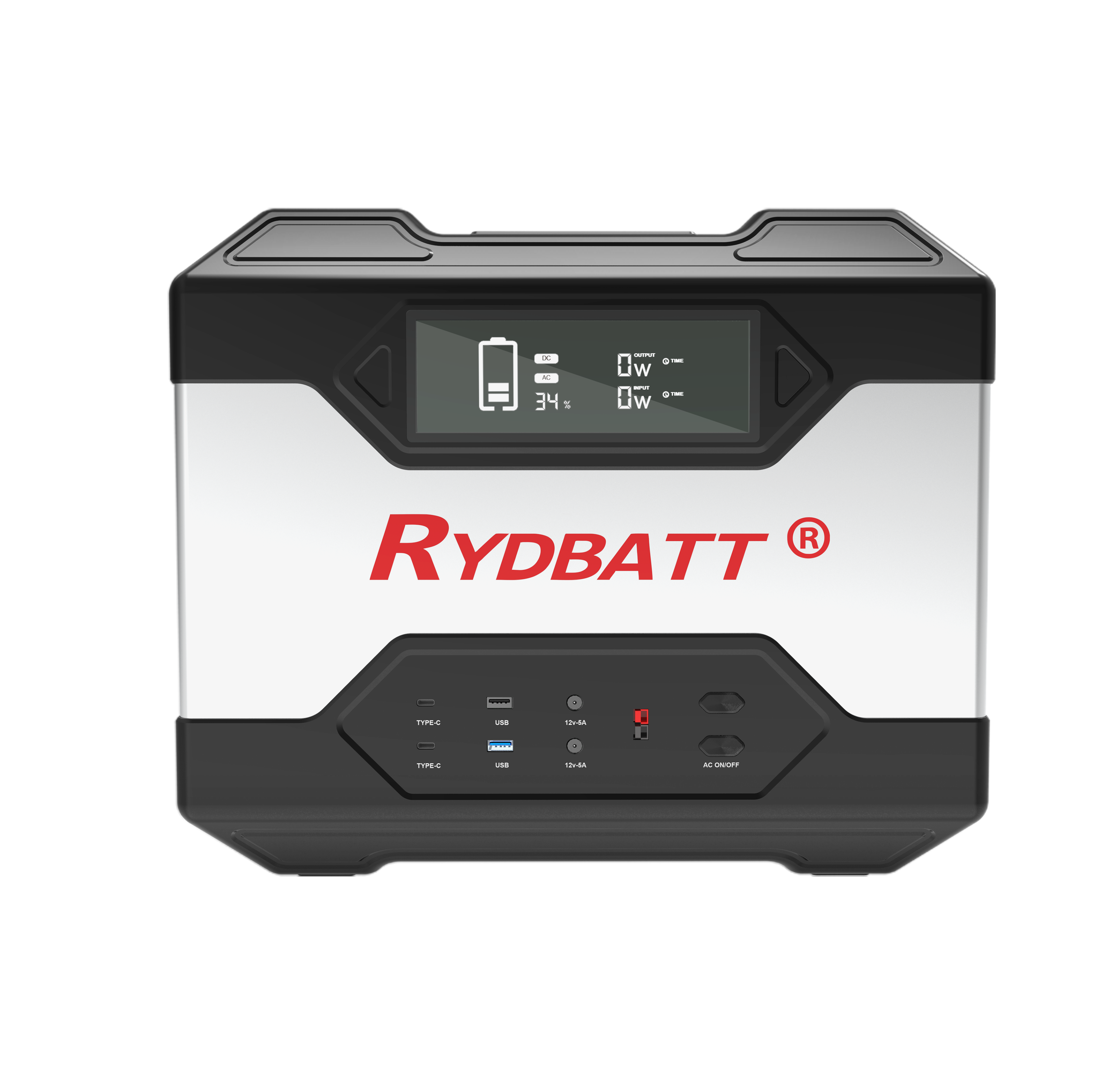 <b>Ryder便攜式發電站2400W， 2400Wh備用電池LiFePO4快速充電1.5小時100%</b>