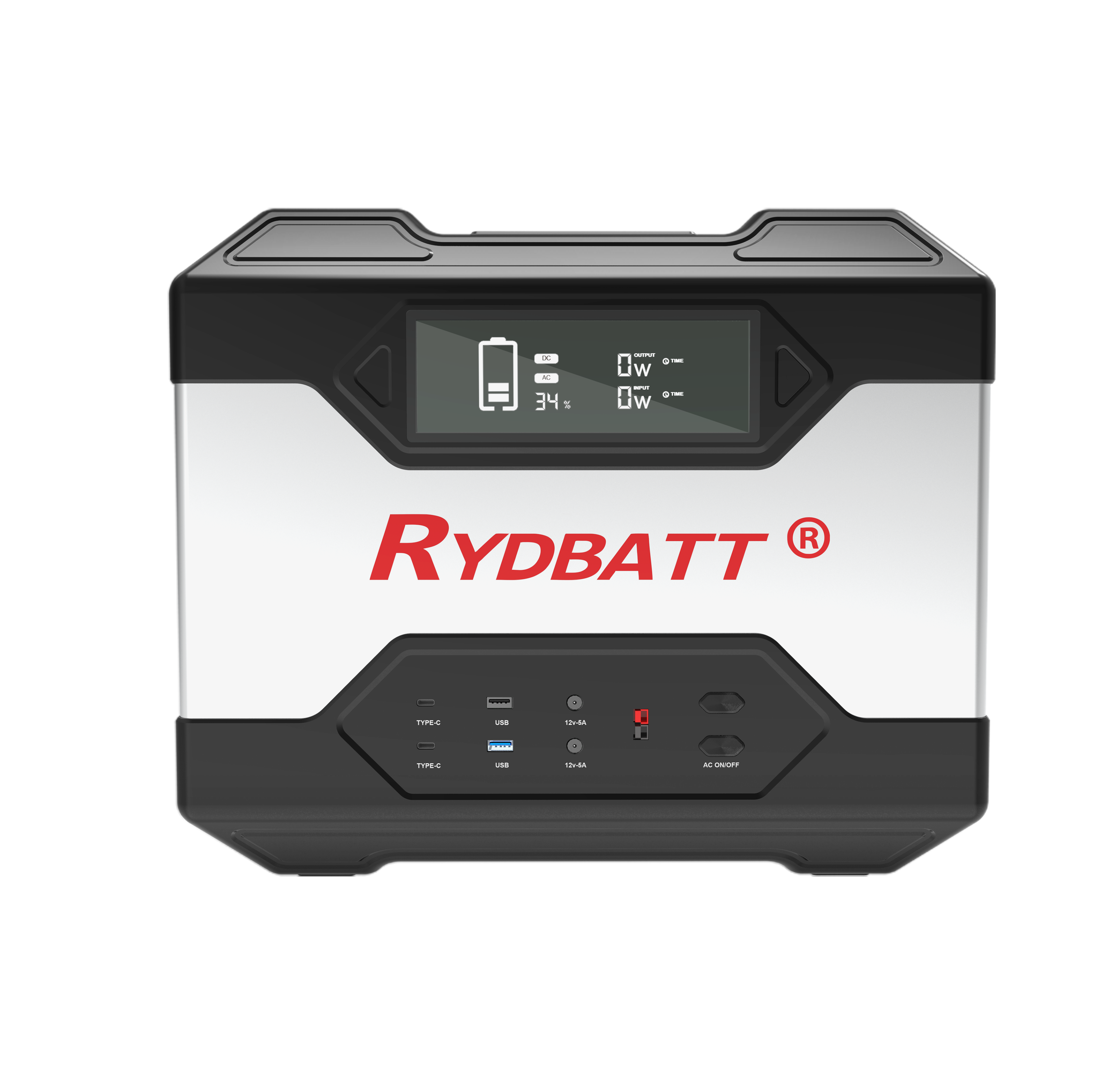 Ryder便攜式發電站2400W， 2400Wh備用電池LiFePO4快速充電1.5小時100%